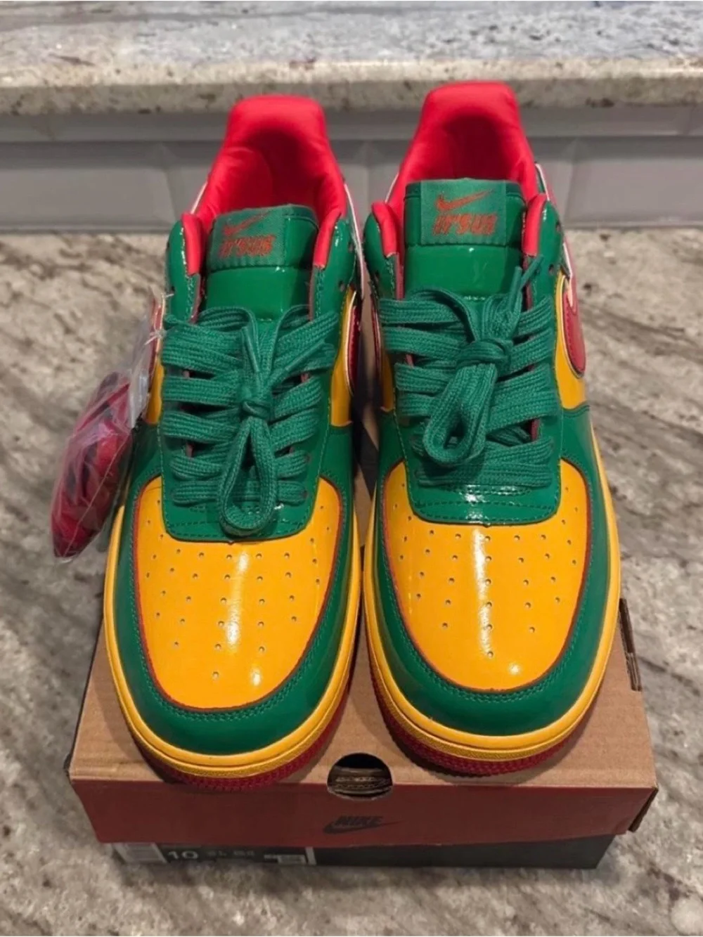 LIL YACHTY X AIR FORCE 1 LOW 'CONCRETE BOYS - LUCKY GREEN'